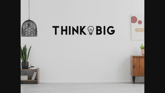 Think Big Decal Office Motivational Decal