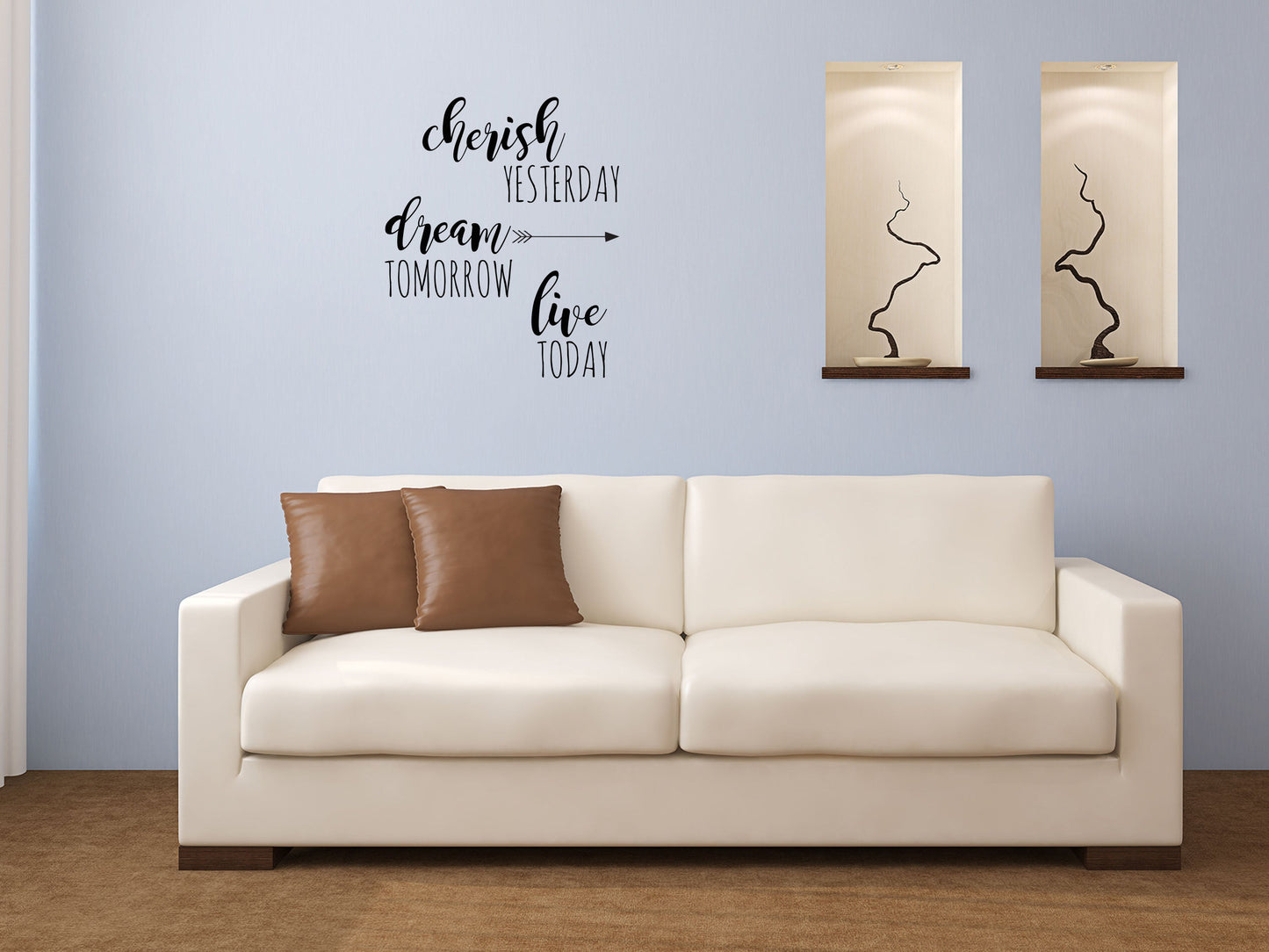 Cherish Dream Live Decal - Cherish Yesterday Decal - Dream Decal - Cherish Wall Sign - Cherish Yesterday Wall Art Vinyl Wall Decal Inspirational Wall Signs 