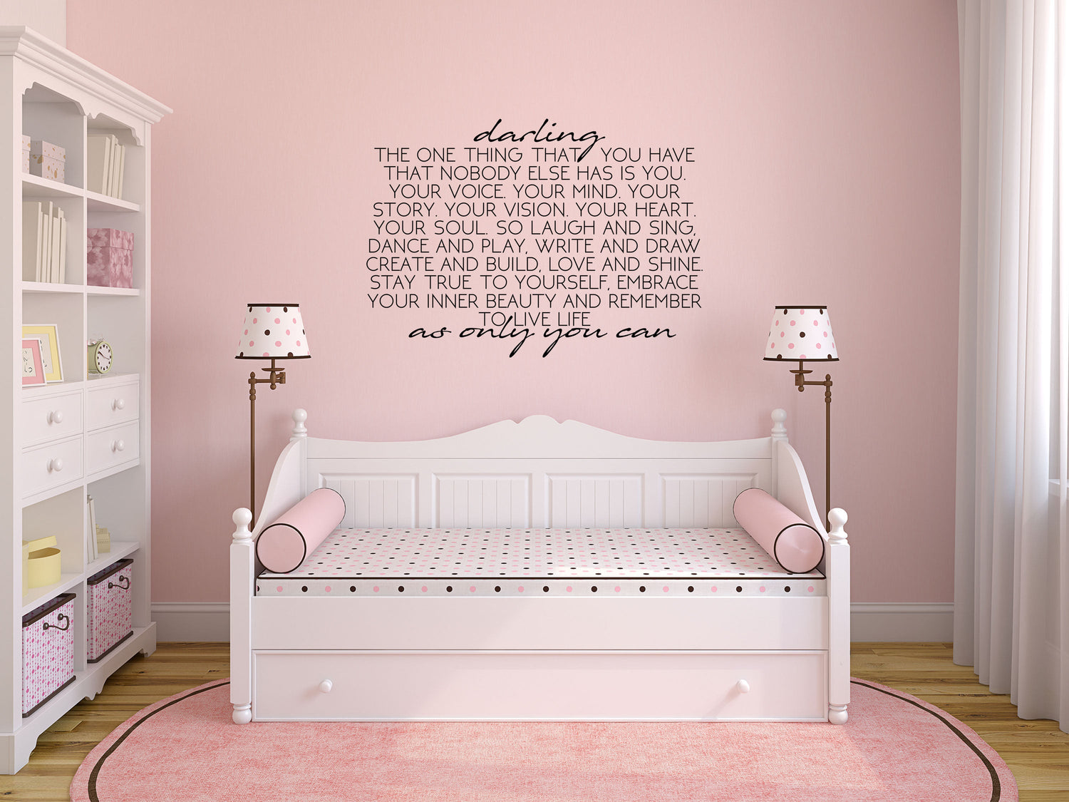 Our Family Moments to Love and Cherish Quotes Living Room Wall