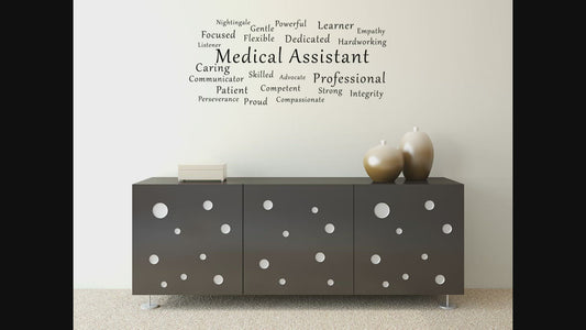 Medical Assistant Medical Office Décor Wall Quote Sticker