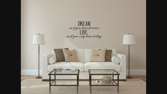 Don't Wish For It Work For It Wall Decal