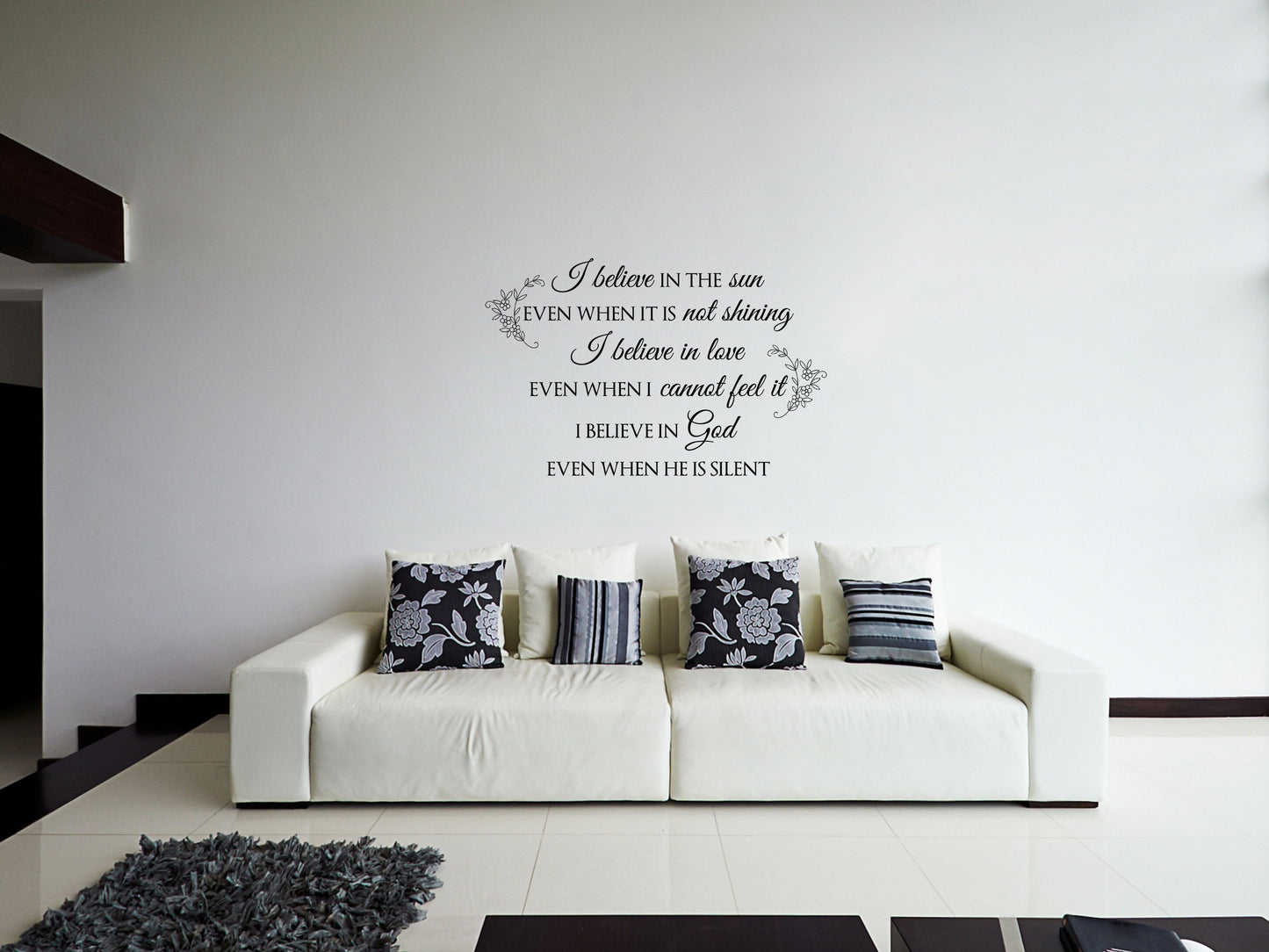 I Am Strong Vinyl Wall Decal - Motivational Wall Vinyl Quote -  Inspirational Wall Saying Sticker
