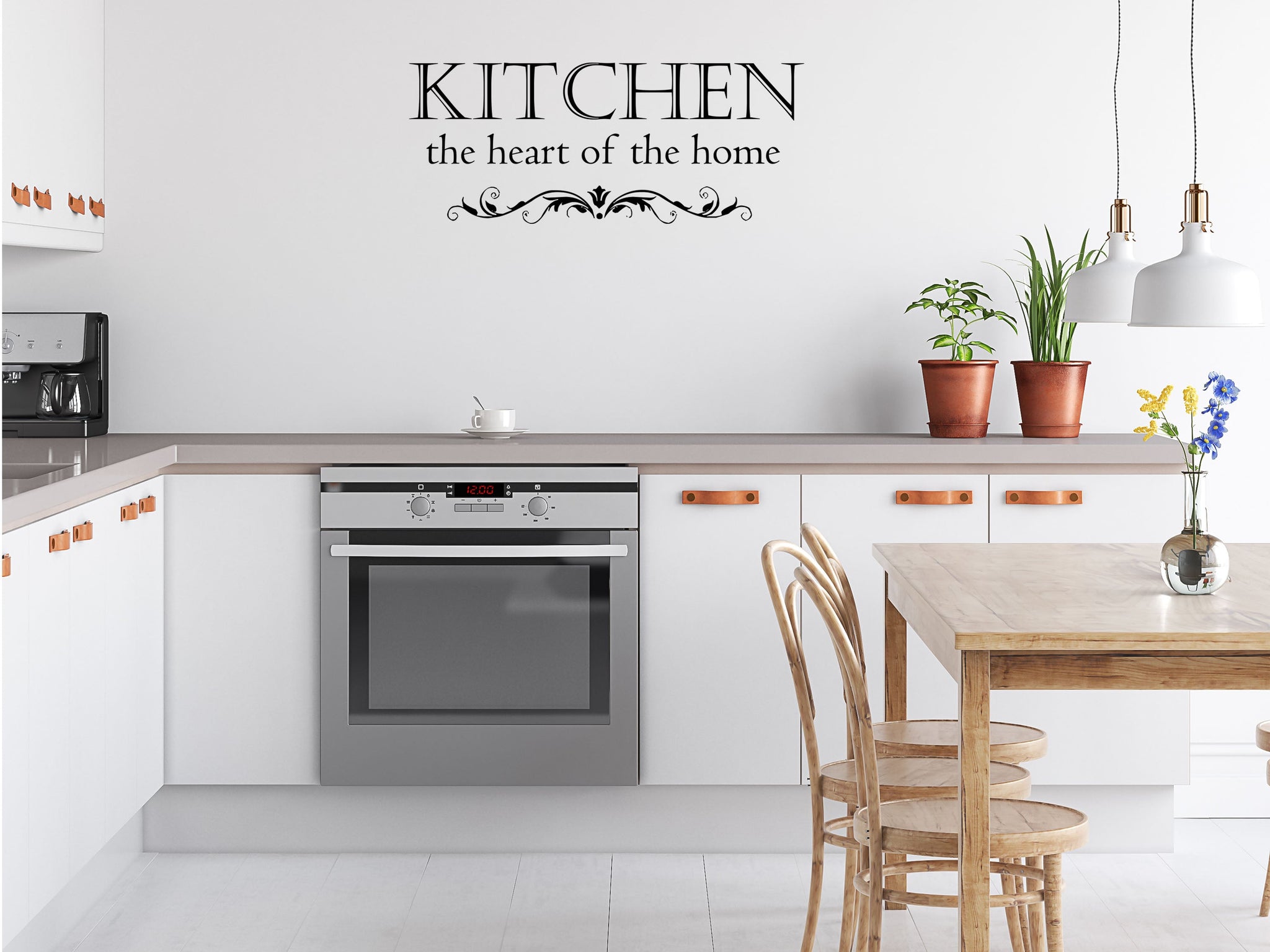 Kitchen The Heart Of The Home Vinyl Wall Decal – Inspirational Wall Signs