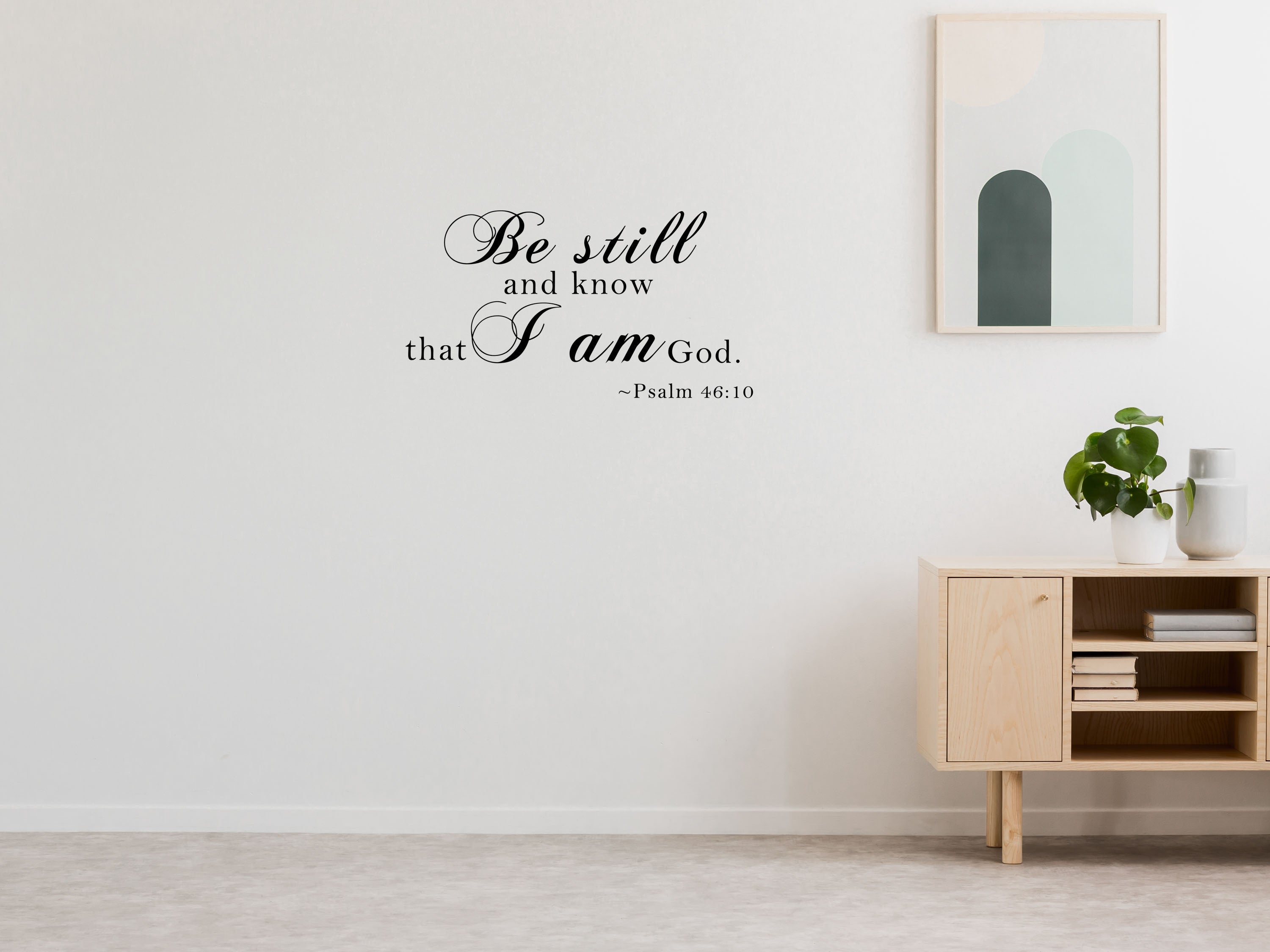 Psalm 46:10 - Scripture Wall Decals – Inspirational Wall Signs