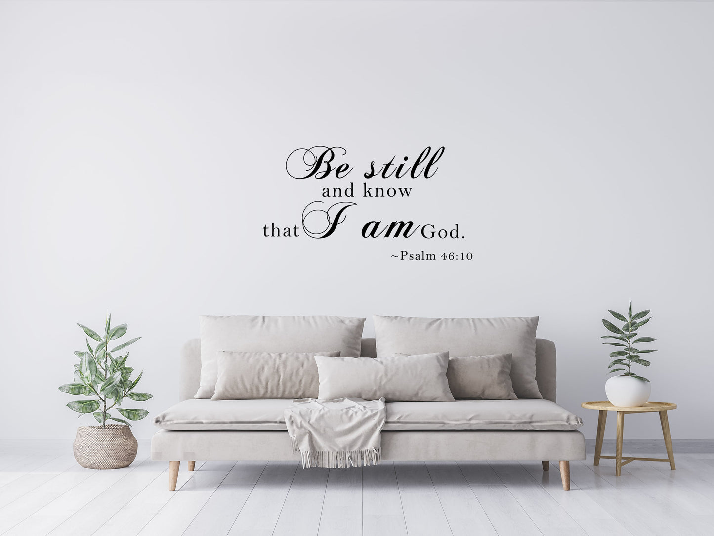 Psalm 46:10 - Scripture Wall Decals – Inspirational Wall Signs