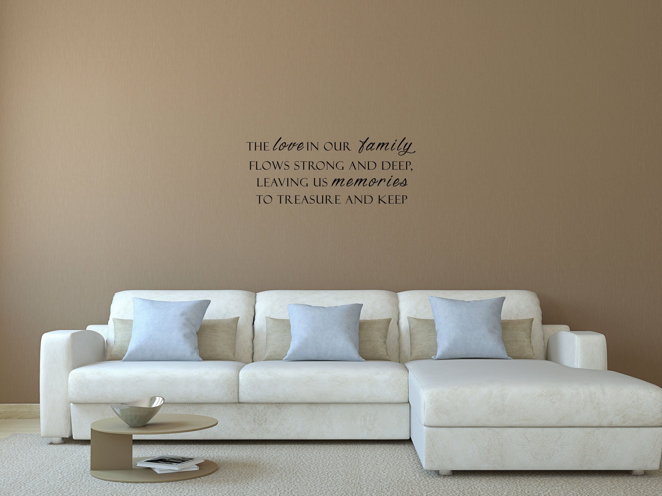 The Love In Our Family - Inspirational Wall Signs